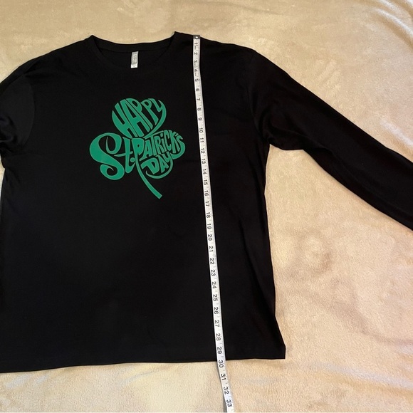 NWOT Happy St Patrick’s Day Shirt, Size XL, Long Sleeve, 100% Cotton - Picture 8 of 10